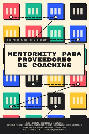 Póster de la presentación: Mentornity para proveedores de coaching