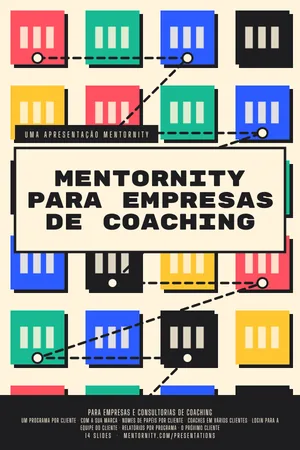 Pôster da apresentação: Mentornity para empresas de coaching