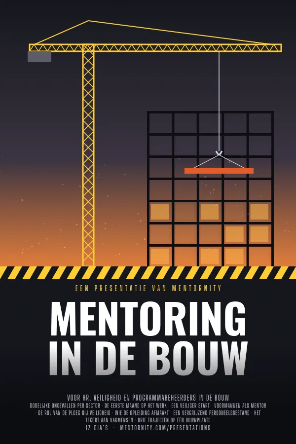 Filmposter voor de presentatie Mentoring in de bouw