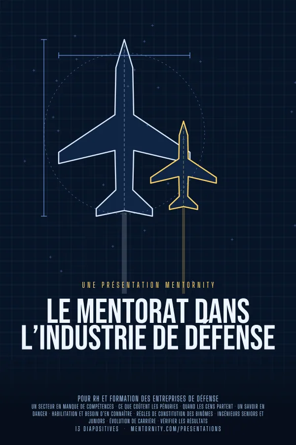 Affiche de film de la présentation Le mentorat dans l’industrie de défense