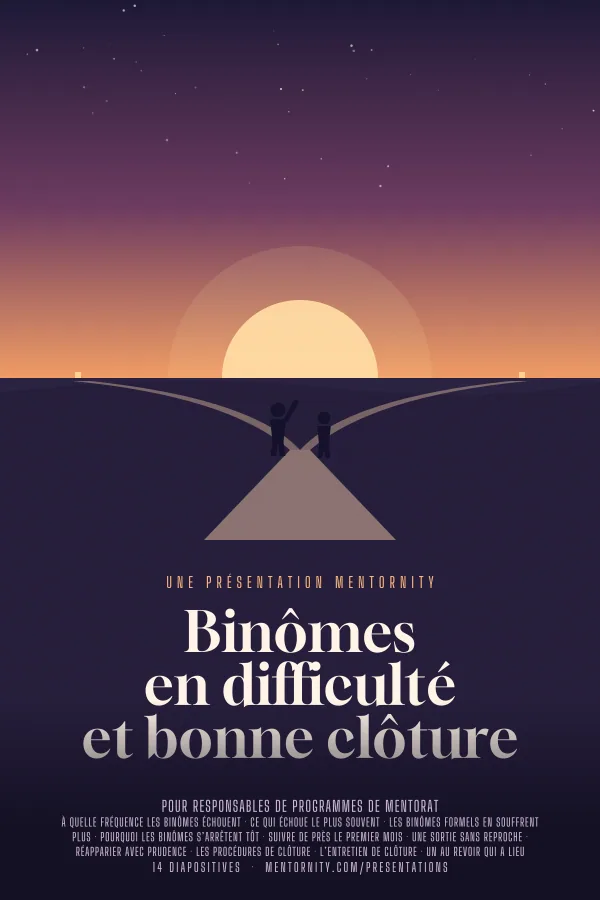 Affiche de film de la présentation Binômes en difficulté et bonne clôture