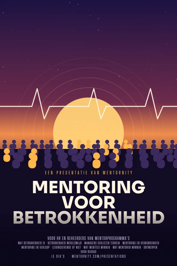 Filmposter voor de presentatie Mentoring voor betrokkenheid