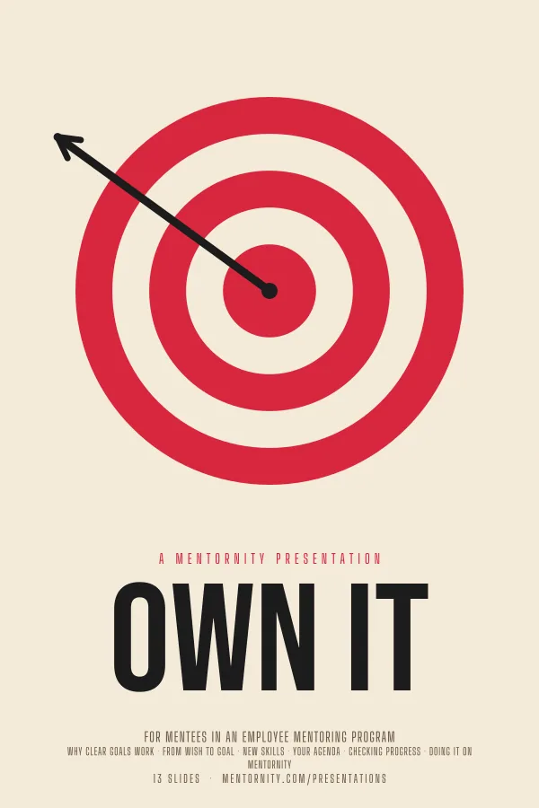 Film-style poster for the Own It presentation