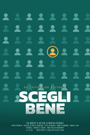 Locandina della presentazione: Guida per mentee: Scegli bene