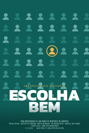 Pôster da apresentação: Guia do mentorado: Escolha bem