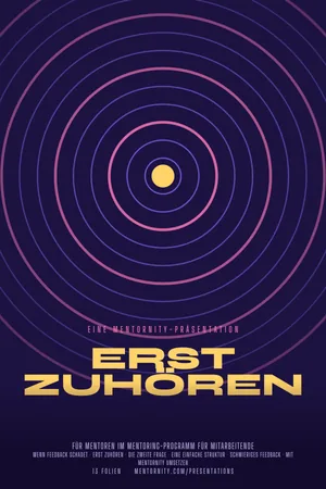 Filmplakat der Präsentation: Mentoren-Leitfaden: Erst zuhören