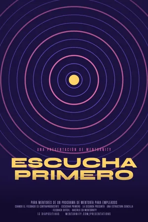 Póster de la presentación: Guía del mentor: Escucha primero