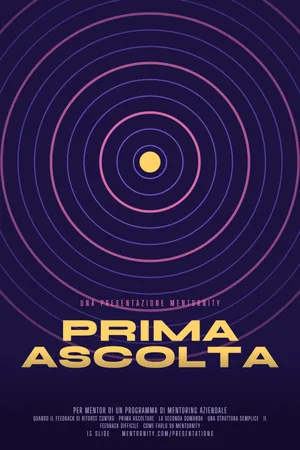 Locandina della presentazione: Guida per mentor: Prima ascolta