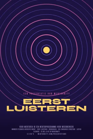Filmposter van de presentatie: Gids voor mentoren: Eerst luisteren