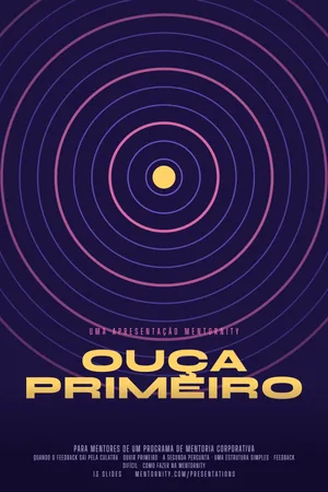 Pôster da apresentação: Guia do mentor: Ouça primeiro
