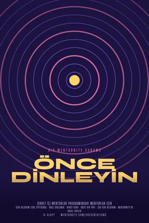 Sunum afişi: Mentor Rehberi: Önce Dinleyin