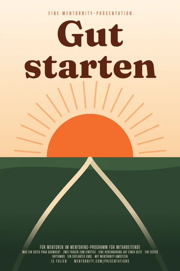 Filmplakat zur Präsentation Gut starten