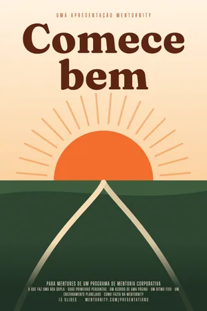 Pôster da apresentação: Guia do mentor: Comece bem