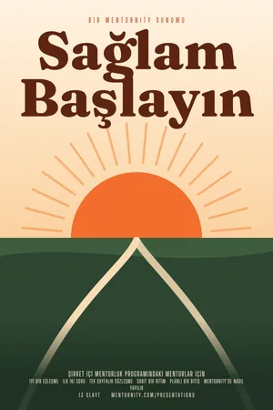 Sunum afişi: Mentor Rehberi: Sağlam Başlayın