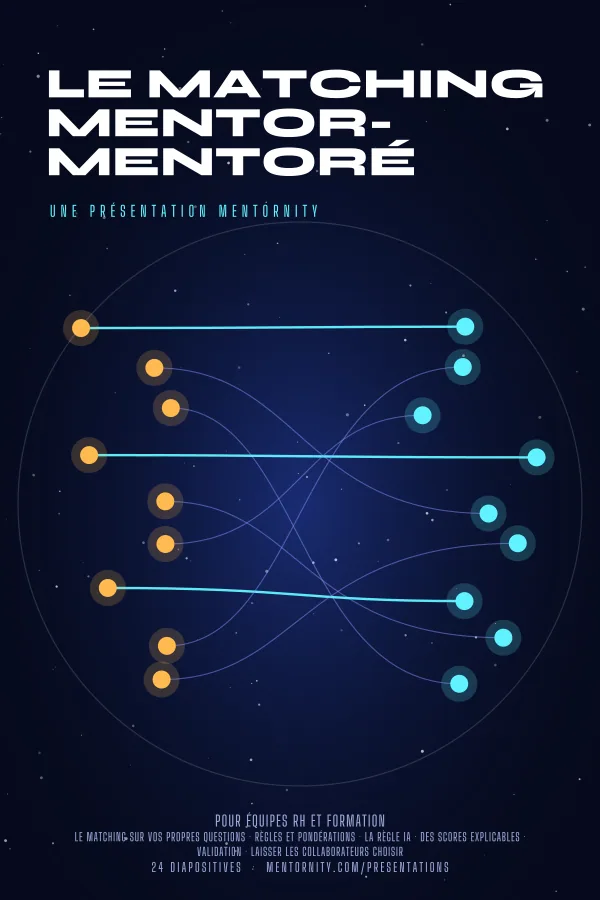 Affiche de film de la présentation Le matching mentor-mentoré
