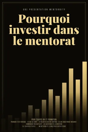 Affiche de la présentation : Pourquoi investir dans le mentorat