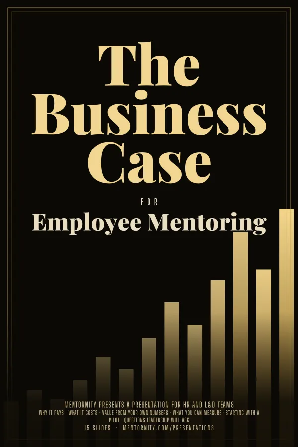 Filmplakat zur Präsentation Business Case für Mentoring