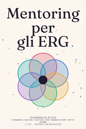 Locandina della presentazione: Mentoring per gli ERG