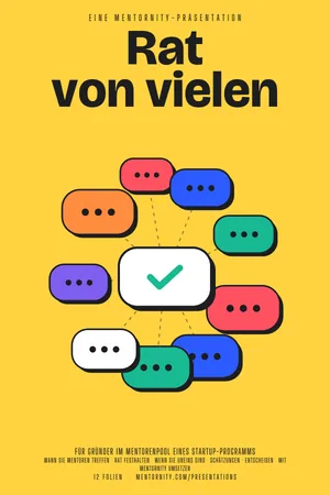 Filmplakat der Präsentation: Gründer-Leitfaden: Rat von vielen