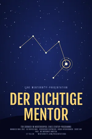 Filmplakat der Präsentation: Gründer-Leitfaden: Der richtige Mentor
