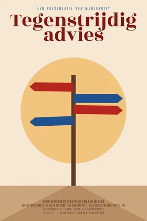 Filmposter van de presentatie: Gids voor oprichters: Tegenstrijdig advies
