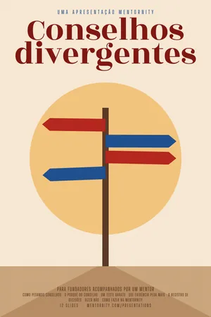 Pôster da apresentação: Guia do fundador: Conselhos divergentes