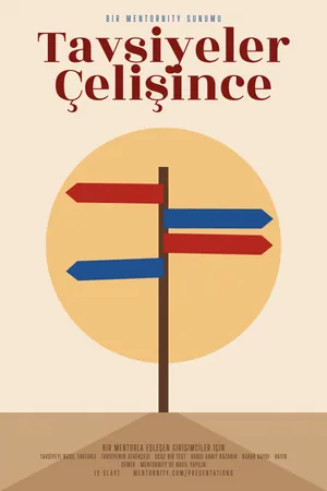 Sunum afişi: Girişimci Rehberi: Tavsiyeler Çelişince