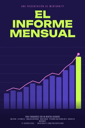 Póster de la presentación: Guía del fundador: El informe mensual