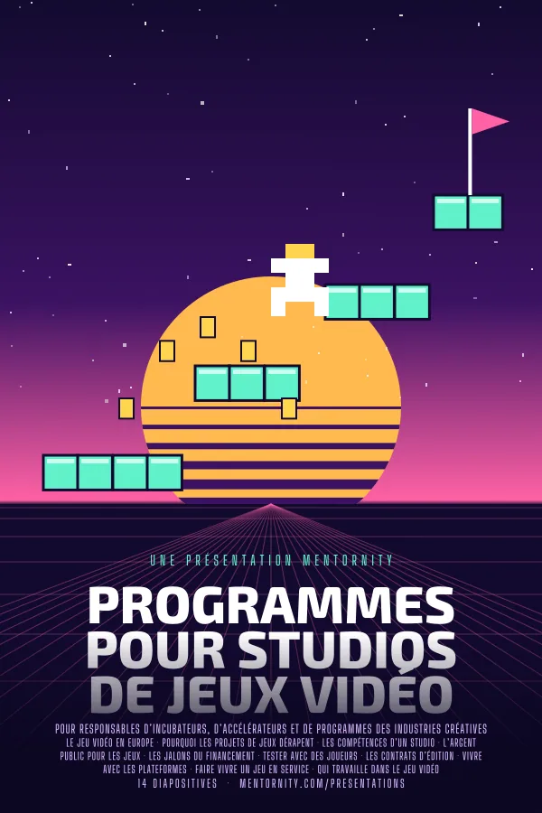 Affiche de film de la présentation Programmes pour studios de jeux vidéo