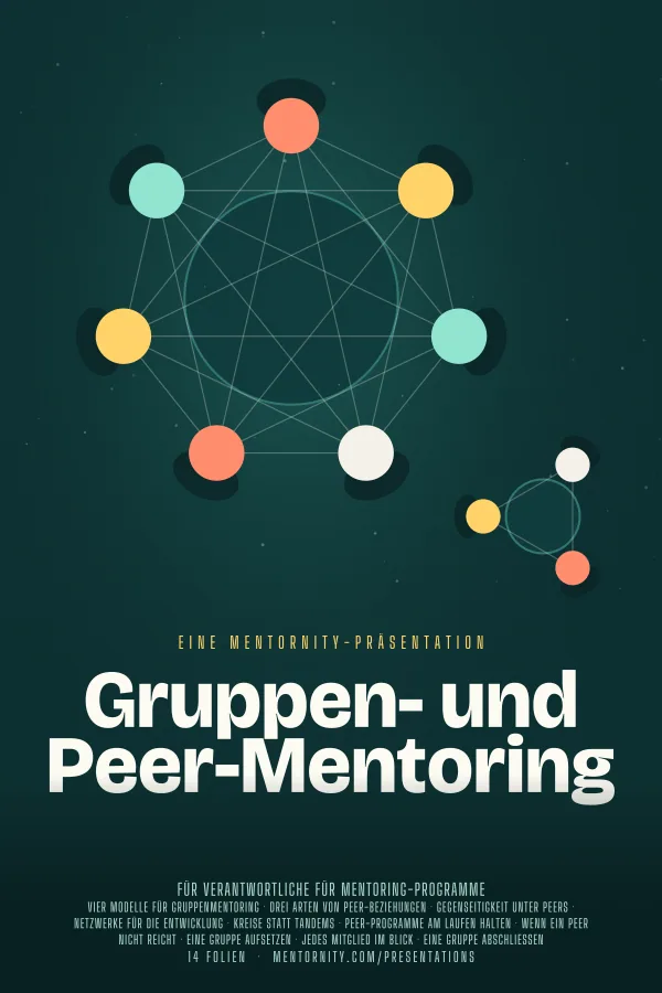 Filmplakat zur Präsentation Gruppen- und Peer-Mentoring
