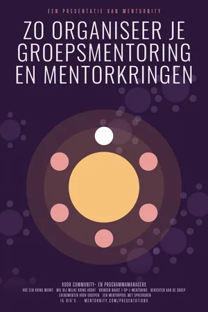 Filmposter van de presentatie: Zo organiseer je groepsmentoring en mentorkringen