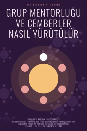 Sunum afişi: Grup Mentorluğu ve Çemberler Nasıl Yürütülür
