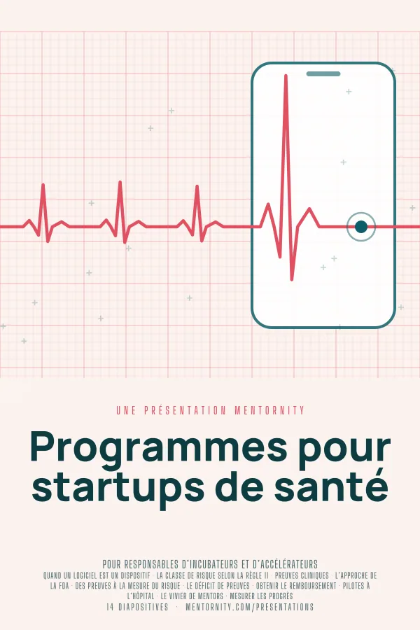 Affiche de film de la présentation Programmes pour startups de santé