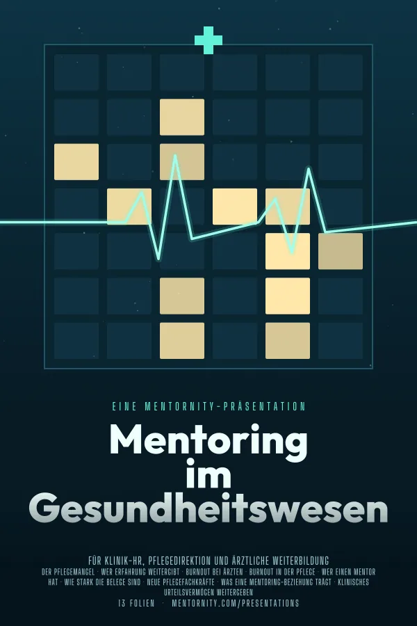 Filmplakat zur Präsentation Mentoring im Gesundheitswesen