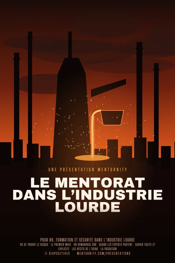 Affiche de film de la présentation Le mentorat dans l’industrie lourde
