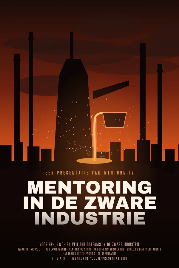 Filmposter voor de presentatie Mentoring in de zware industrie