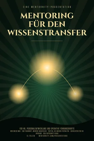Filmplakat der Präsentation: Mentoring für den Wissenstransfer
