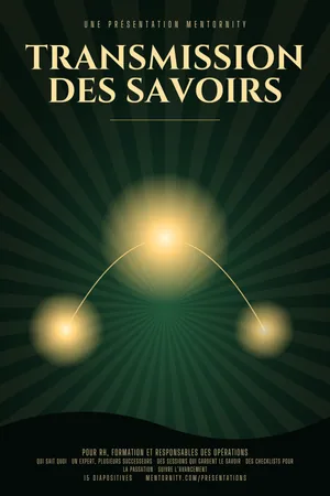 Affiche de la présentation : Transmission des savoirs