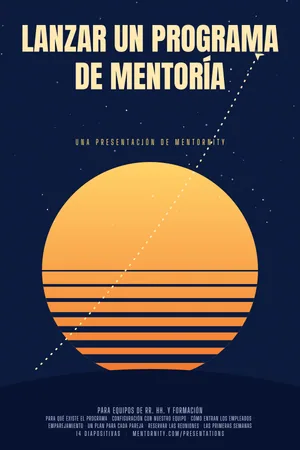 Póster de la presentación: Lanzar un programa de mentoría