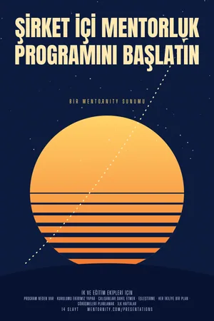 Sunum afişi: Şirket İçi Mentorluk Programını Başlatın