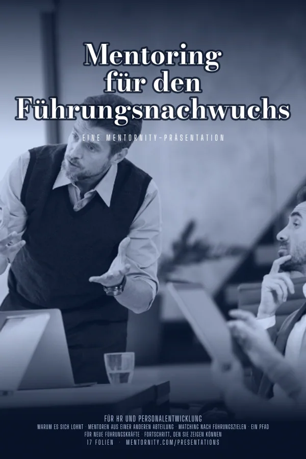Filmplakat zur Präsentation Mentoring für den Führungsnachwuchs