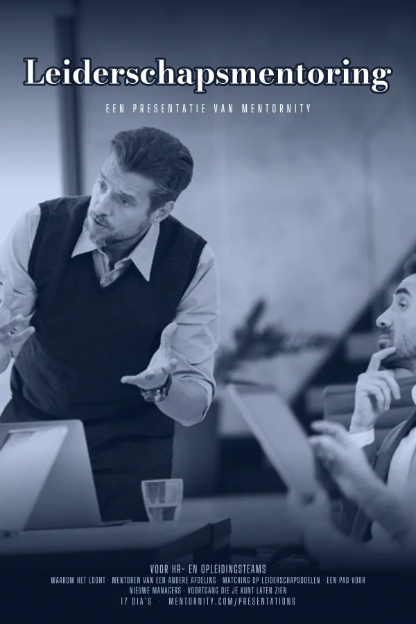 Filmposter voor de presentatie Leiderschapsmentoring