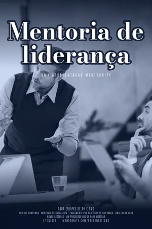 Pôster da apresentação: Mentoria de liderança