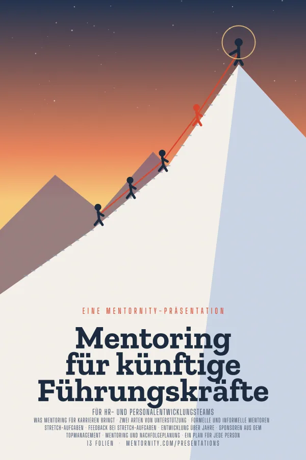 Filmplakat zur Präsentation Mentoring für künftige Führungskräfte