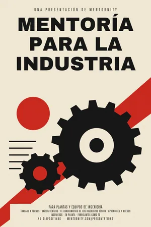 Póster de la presentación: Mentoría para la industria