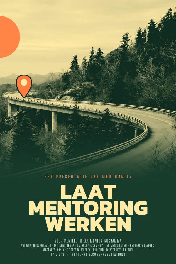 Filmposter voor de presentatie Laat mentoring werken