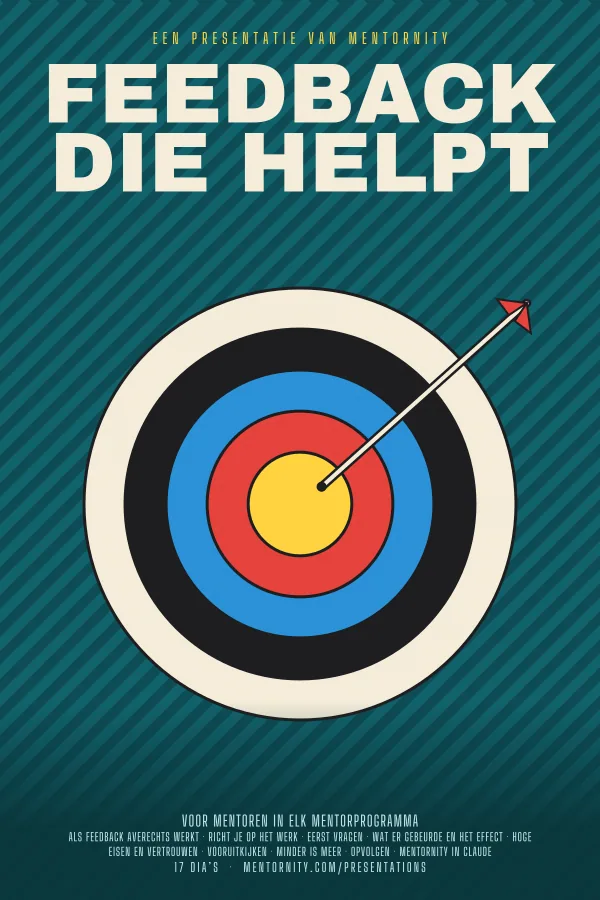 Filmposter voor de presentatie Feedback die helpt