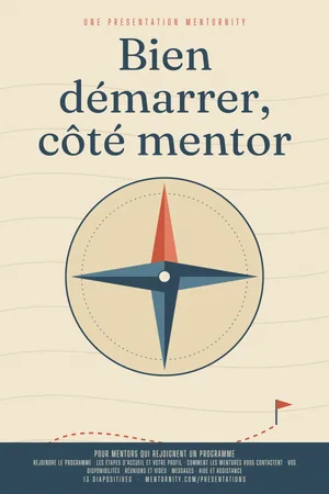 Affiche de la présentation : Bien démarrer, côté mentor