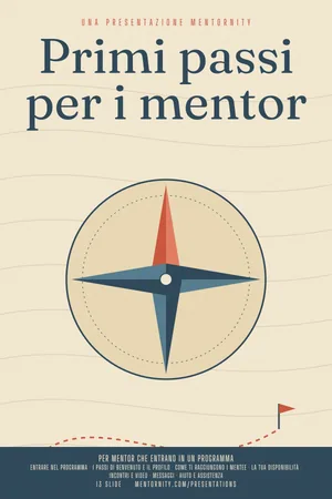 Locandina della presentazione: Primi passi per i mentor