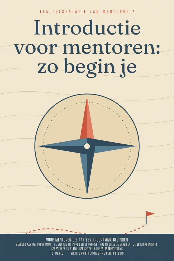 Filmposter voor de presentatie Introductie voor mentoren: zo begin je